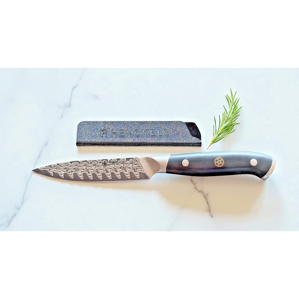 Henckels Compass Damascus 4" Paring Knife D60 Forged Kitchen Cutlery NEW